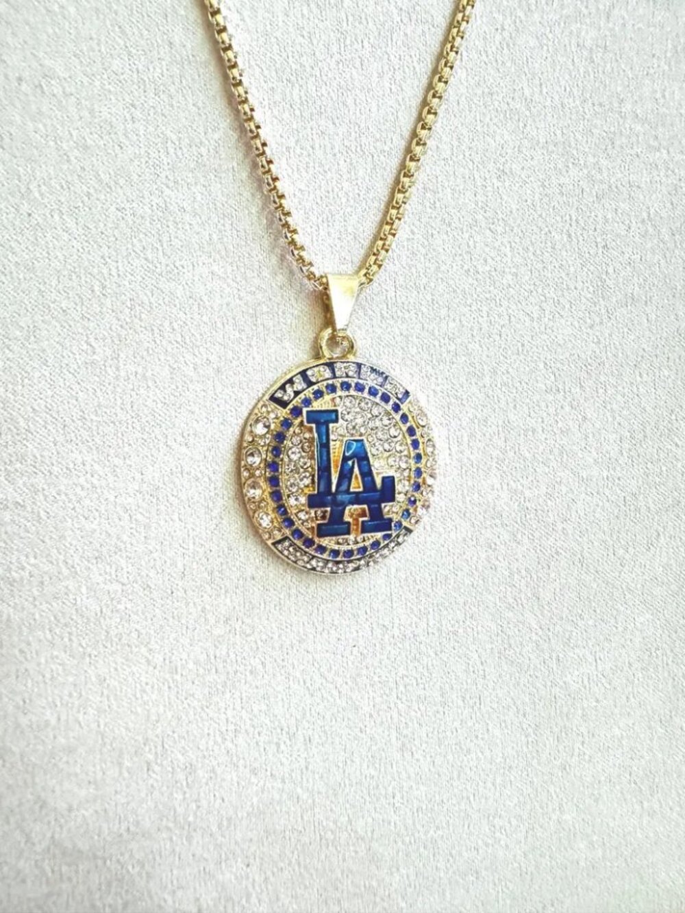 LA Necklace - Los Angeles Necklace - 2024 World Series - Game Day Necklace - Y2K